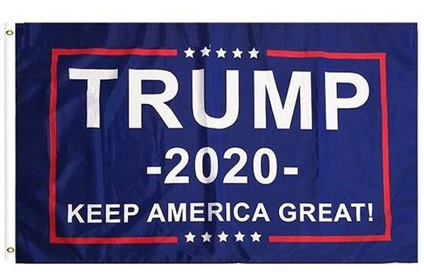 

90 * 150см Флаг Трампа 2020 года Флаги Дональда снова держат Америку великой Полиэстер
