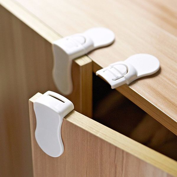 8pcs Set Children Drawer Cupboard Refrigerator Door Desk Plastic