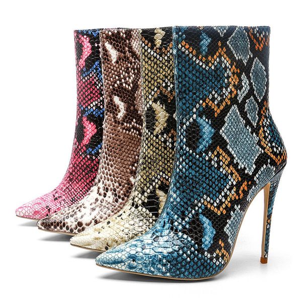 

luxury women shoes fashion luxury designer women shoes superstars boots snake boots women dress shoes, Black