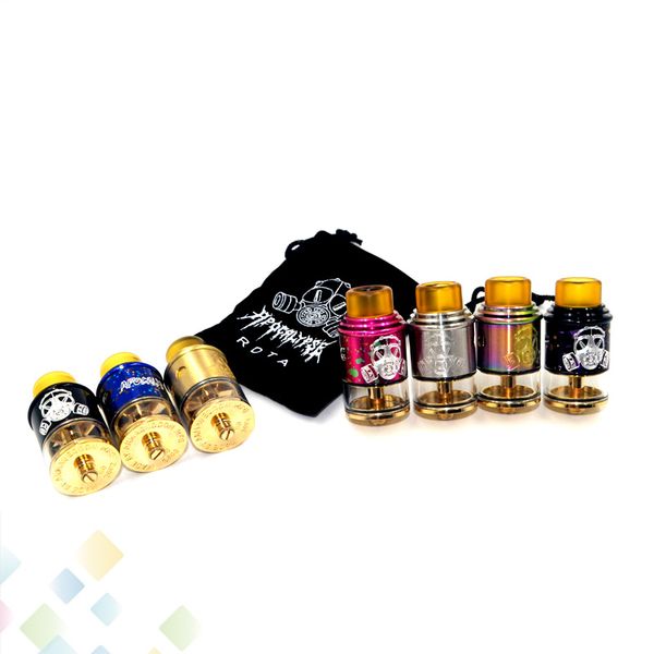 

Apocalypse GEN 2 RDTA Rebuildable Tank Atomizer 24MM PEEK Insulators 7 Colors 810 PEI Drip Tip Fit 510 Mods DHL Free