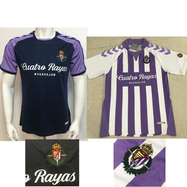 

real valladolid shirt spot 2018 2019 real valladolid shirt balbi leao mata marcos luismi arnaiz jaime michel borja custom, Black;blue