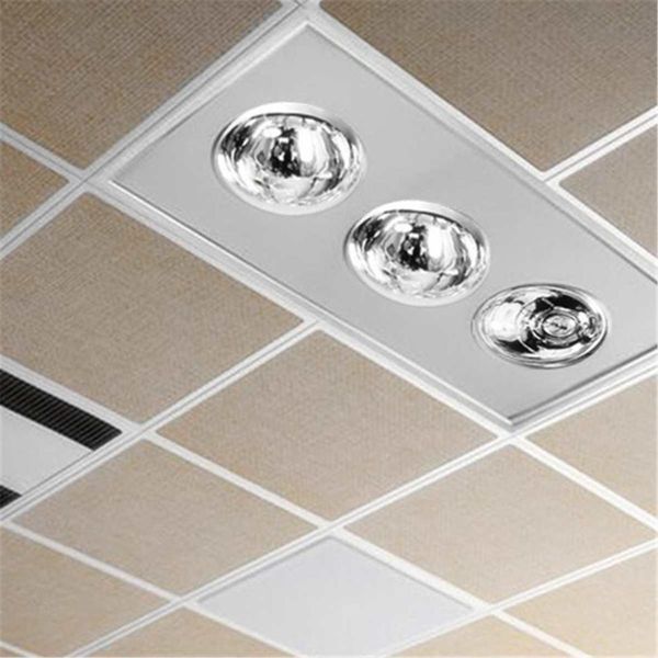 2019 3 Lamp Bathroom Electric Heater Exhaust Fan Warmer Ceiling Lights Heating Winter Shower Livingroom Light 825w 220v Led From Amarylly 93 04