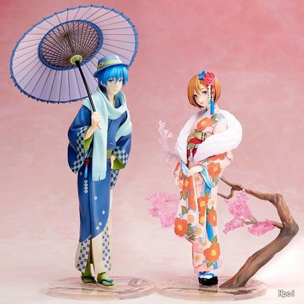 

toy gift model, new youth gift, hatsune hatsune, fujiwara, naruko, kimono, big sister, big brother, flower color, yukata boxed hand