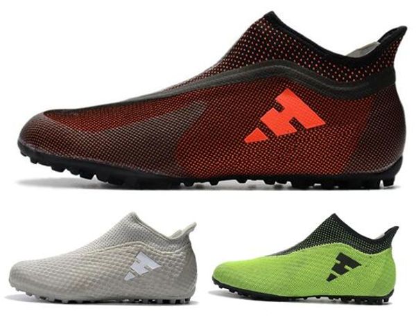 

2018 Новый TECHFIT X Tango 17 + Purespeed TF Серые мужские футбольные бутсы Высококачественные фу