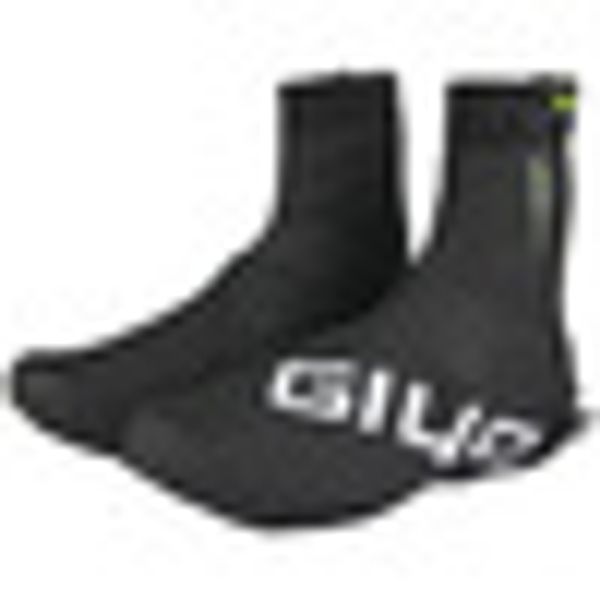 

waterproof cycling shoe covers warm bicycle bike overshoes fleece thermal, Black