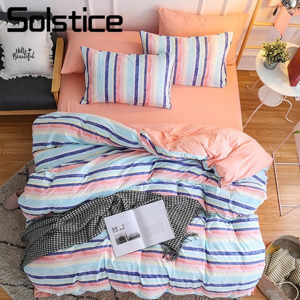 Solstice Home Textile Girl Kids Bedding Set Orange Pink Colorful