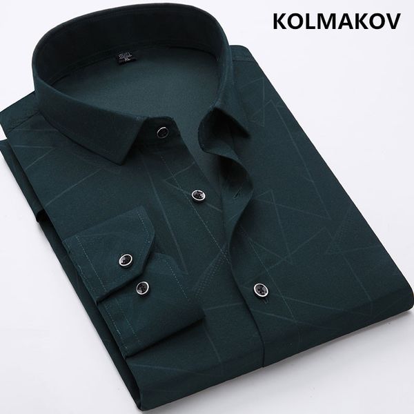 

2018 new men's shirts cotton men shirt mens clothing chemise social casual slim fit printed dress homme , xl, xxl, 3xl, 4xl, White;black
