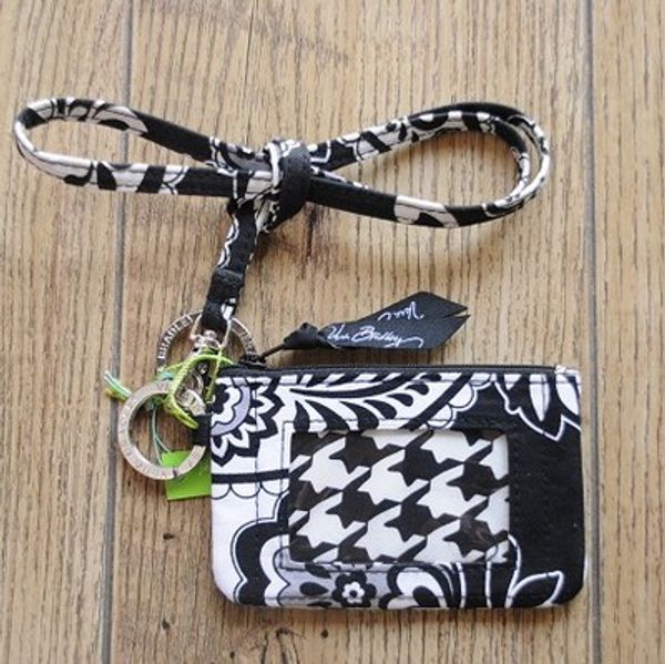 

NWT VB Zip ID Case with Lanyard ID Card Holder Credit Card Bus Card Case
