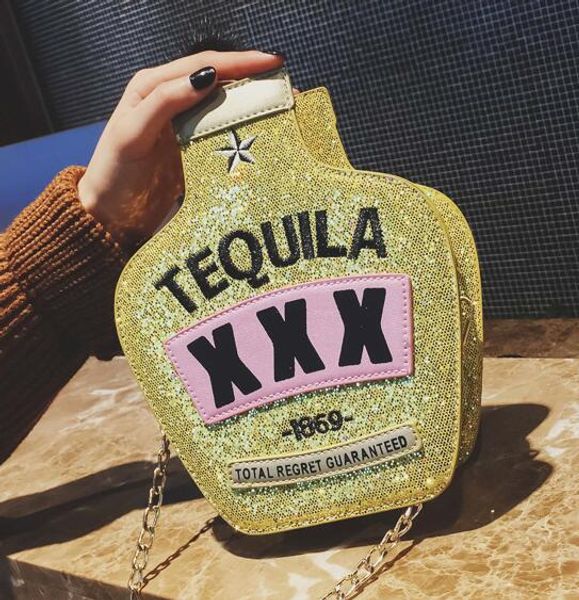 

Мода Стиль Текила бутылка Кошелек женская Сумка Сумка Девушка Сумка Кошелек Сумк