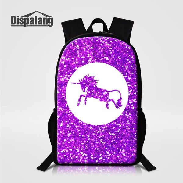 

dispalang fantastic unicorn backpack for teenage girls cartoon animal horse schoolbags bookbags children escolar bagpack