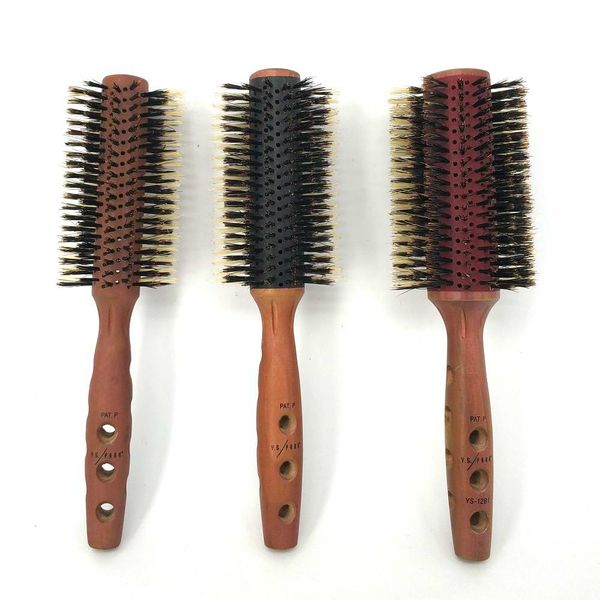 Anti Static Salon Hair Brush All The Pigs Mane Hair Ceramic Round