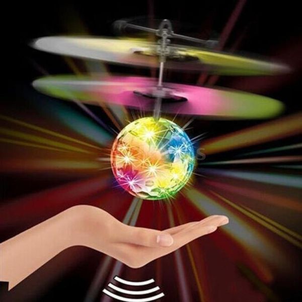 

led ball helicopter ball flying induction led noctilucent ball quadcopter drone sensor suspension aircraft for kids xmas gift xt t80