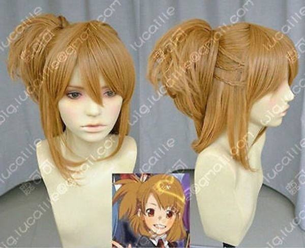 

cosplay women's party wig fashion new cos synthetic hair wigs, Black;brown