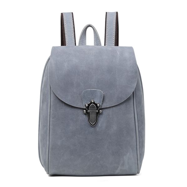 

xiyuan luxury genuine leather grey backpack women bags preppy style backpack girls school bags fashion cowhide leather backpacks