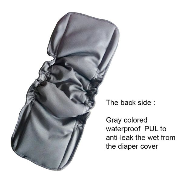 

30 pcs bamboo charcoal inserts with gussets waterproof cloth diaper bamboo inserts for normal pocket cloth diapers