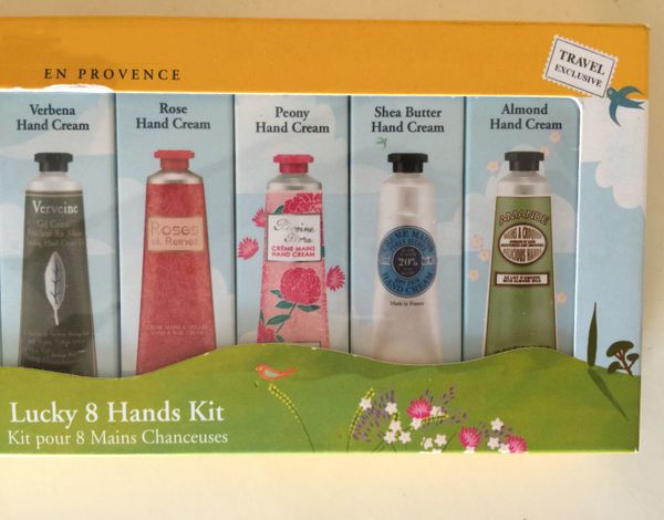 

famous brand cream mains hand cream travel exclusive 1set=8pcs lucky 8 hand kit hand care lotions ing