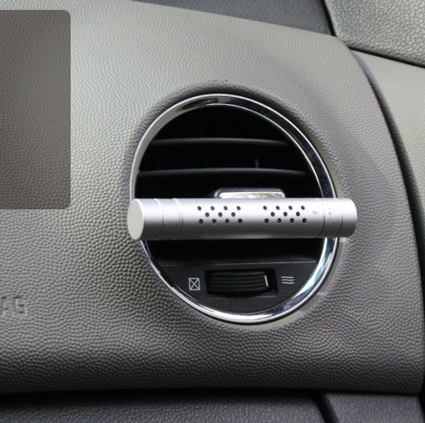 

solid car fragrance perfume high-grade vent car aromatherapy light luxury alloy light fragrance perfume persistent aroma with clip 20pcs