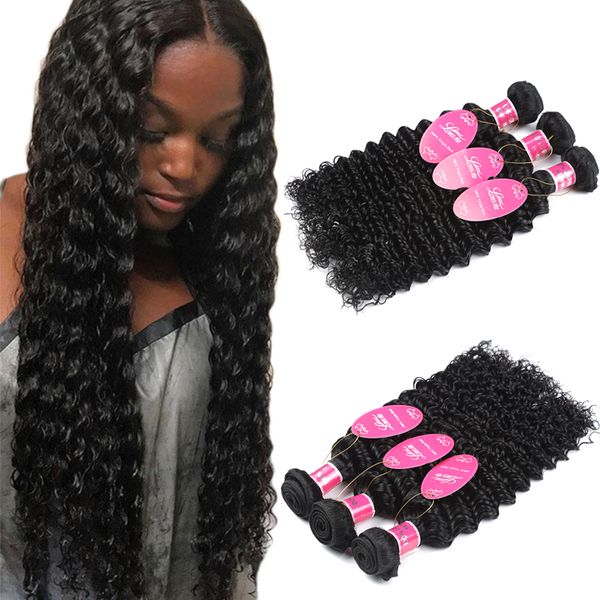 Brazilian Virgin Hair Deep Wave Bundles Grade 8a Brazilian Kinky