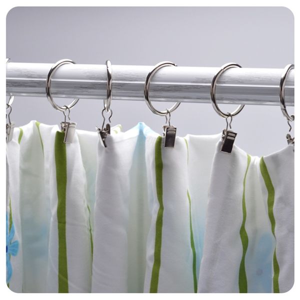 2019 Durable Iron Curtain Clip With Circles Essential Home