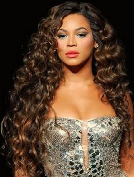 Beyonce Şeffaf HD Dantel Ön İnsan Saç Peruk Derin Dalga 360 Dantel Frontal Hint Saç Perukları Siyah Kadınlar Doğal Renk% 150 Yoğunluk