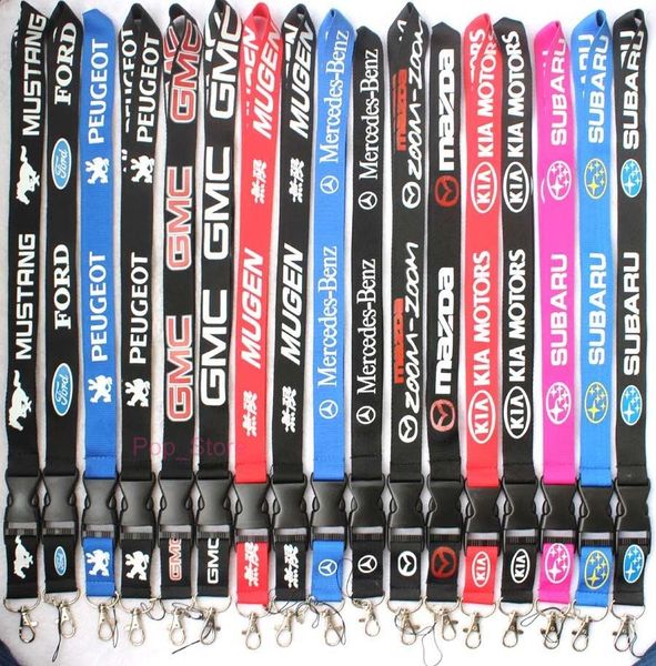 

Hot lot car Lanyard ID Badge Keychain Holder chain iPod Camera Neck Strap Detachable there are many colors to choose from 2000pcs