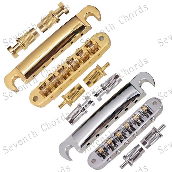 

Комплект Tune-O-Matic Bridge Tailpiece с роликовым седлом для замены электрогитары LP - Big Stips Ancho