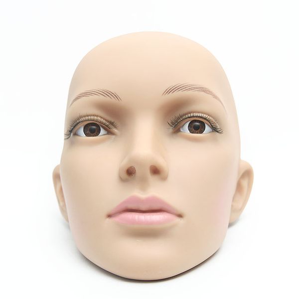 

new arrival female pvc head model for full body women mannequin, Khaki
