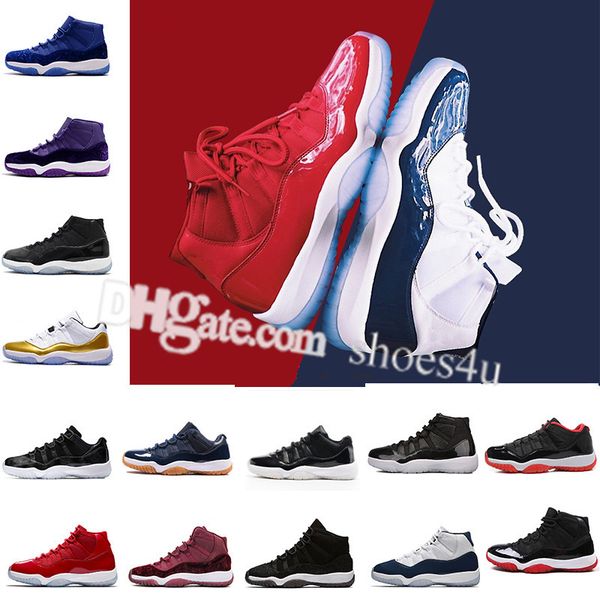

11 11s gym red bred 72-10 chicago midnight navy win like 82 96 unc space jam men basketball shoes sports sneaker us 5.5-13 eur 36-47