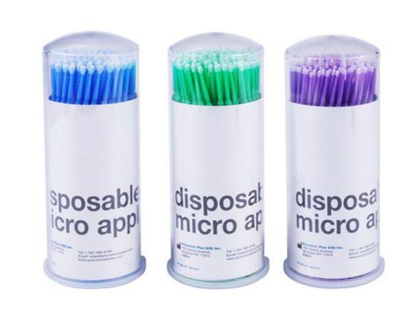 

одноразовые инструменты для наращивания ресниц microbrush 3 размера s m l индивидуальные инструменты для удаления ресниц и палочки