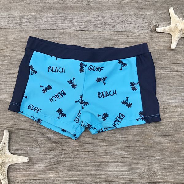 

2018 boys beach shorts kids swimming trunks children swimsuits boys swimwear swim tree print bathing bathing suit 2-7years