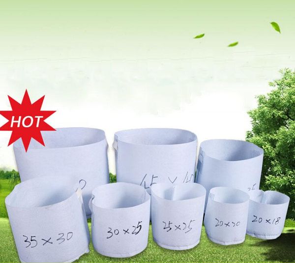 

10 size option non-woven fabric reusable soft-sided highly breathable grow pots planting bag with handles price large flower planter