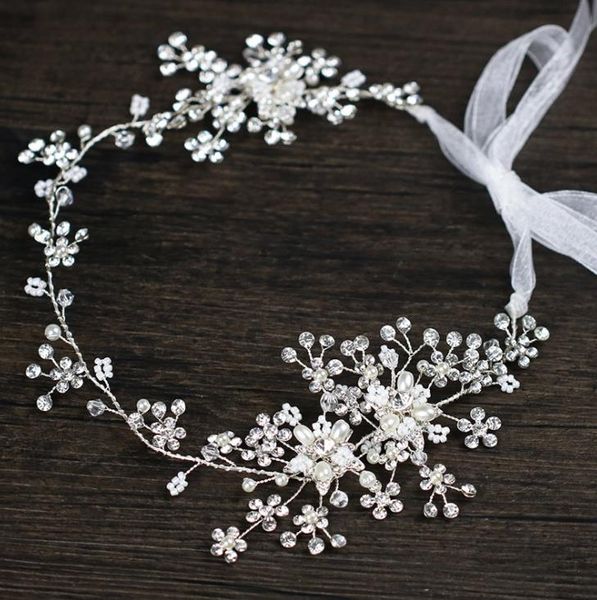 

diamond hair wedding bridal dress headwear, bridal hoop head ring, bridal ornaments, Silver