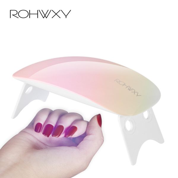 

clou beaute led mini gel nail lamp 6w portable usb charge gel nail dryer 45s 60s timer led light fast dry nails manicure