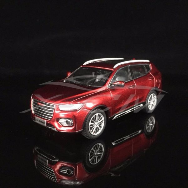 

diecast car model great wall all new haval h6 1:43 can pull back (red) + small gift