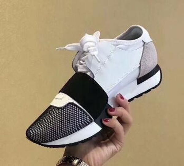 

Discount cheap Spring luxury ports Running shoes,Popular Race Runners low-top sneakers,smooth leather neoprene,OutdoorTraining Sneakers shoe