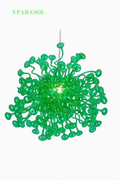 

100% mouth blown borosilicate custmosized unique design led lights home decor chihully style murano blown glass crystal chandelier