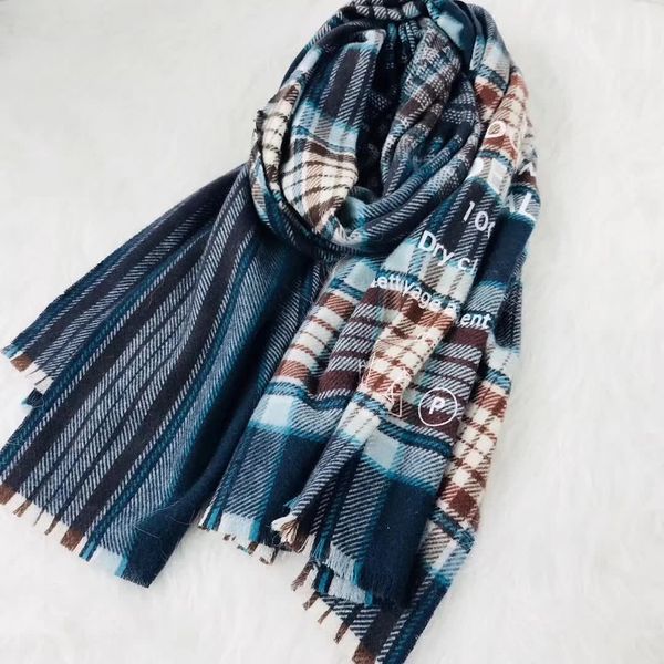 

Роскошный бренд зимний кашемировый шарф подходит для мужчин и женщин бренд-дизай