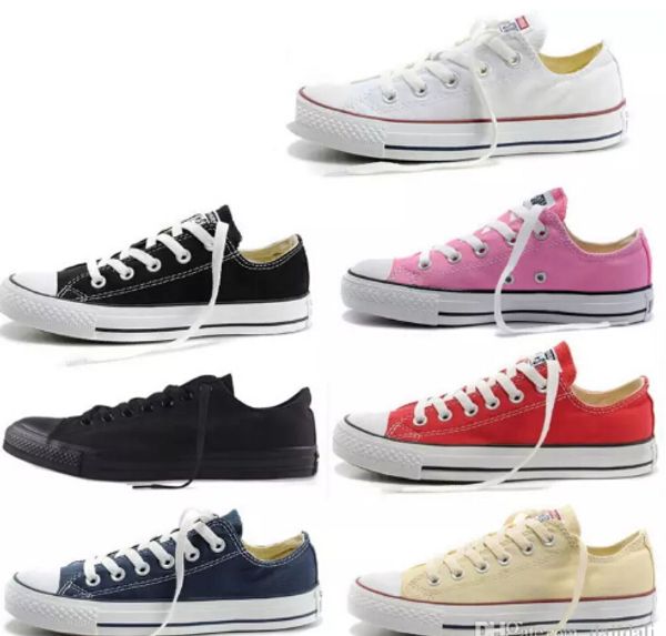 

2019 новый size35-46 новый унисекс Low-Top High-Top взрослых женщин мужская звезда холст обувь