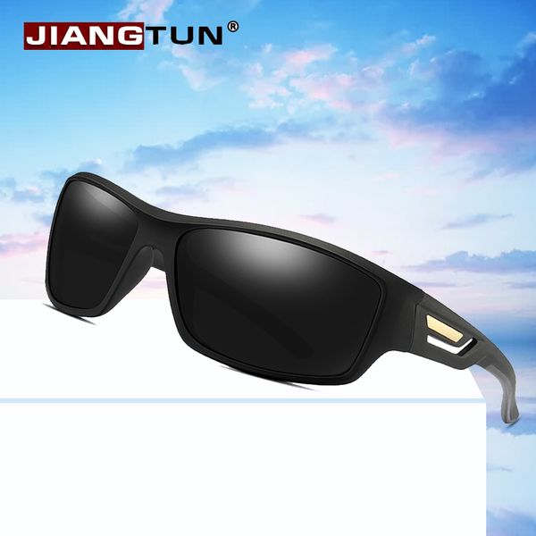 

jiangtun brand design polarized sunglasses men women driving sun glasses male fashion square travel glasses eyewear oculos, White;black