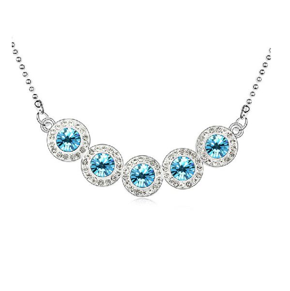 

whole saleg063 colorful candy beads pendant sweet girls necklace, Silver
