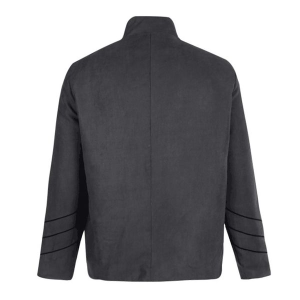 

men's coat gothic embroider button coat uniform costume praty elegance simplicity outwear jacket #1022 a#487, Black