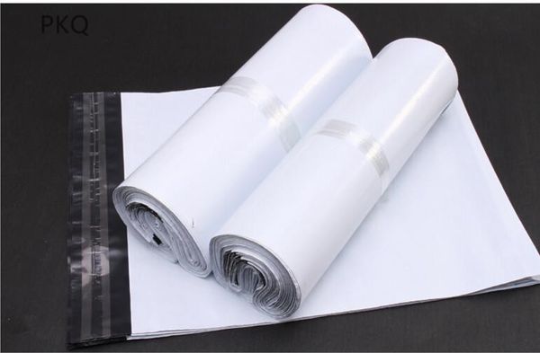 

100pcs/lot white self-seal adhesive courier bags storage bags plastic poly envelope mailer postal shipping mailing