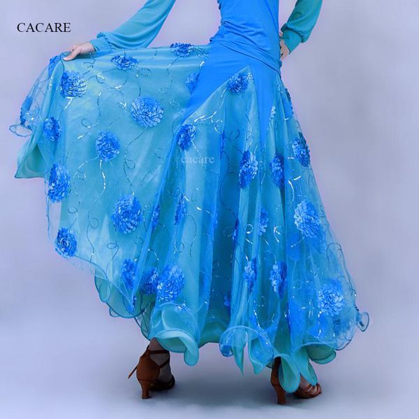 

ballroom dance skirts standard ballroom flapper dress for waltz tango dance 6 colors d0409 big hem, Black;red