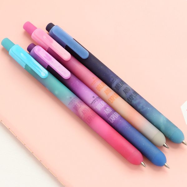 

36 pcs/lot 0.5 mm coloured starry sky gel pen signature pen escolar papelaria school office supply promotional gift