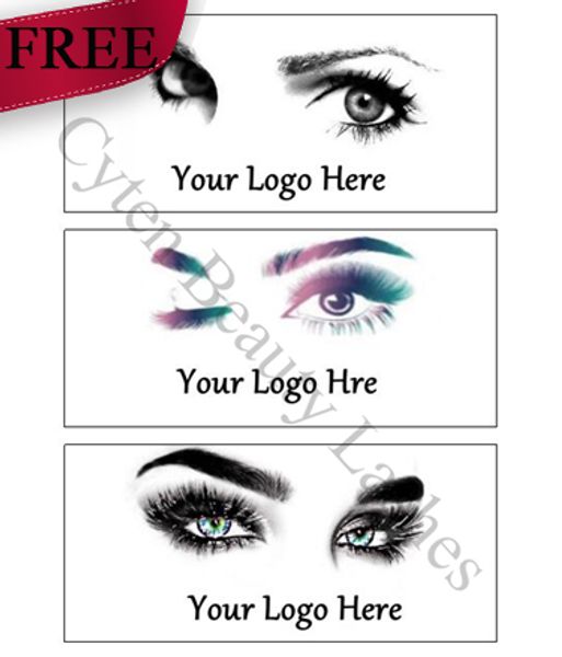

Логотип и дизайн для собственной наклейки (используется для 3D ресниц Pretty Lashes Natural