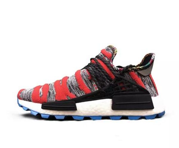

2018 new arrival human race hu trail pharrell williams men outdoor shoes solar pack afro holi blank canvas men trainers women sneaker