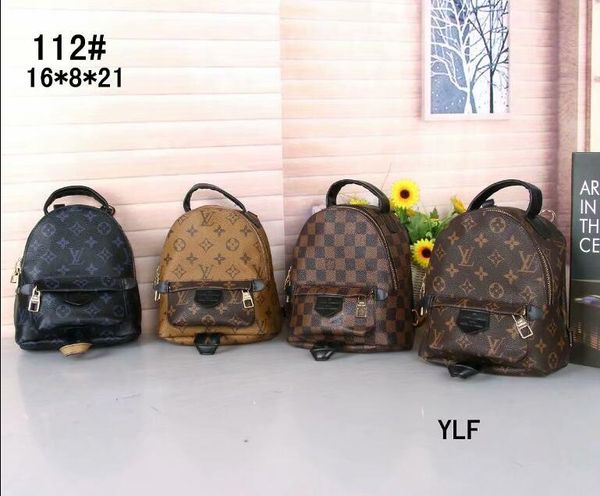 

Price original de ign genuine leather mini women bag children backpack luxury famou fa hion pring palm