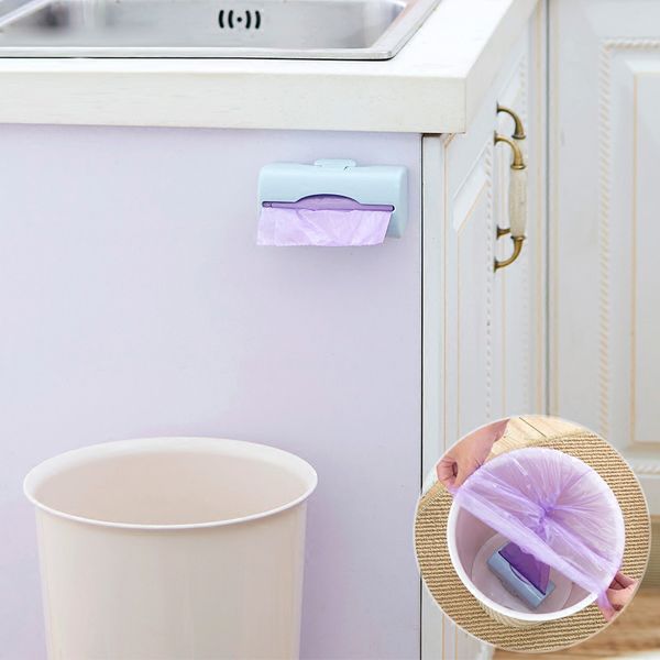 

ящик для хранения мешка для мусора, настенный ящик для хранения, кухонные принадлежности, мини-небольшая коробка, пластиковый мешок извлечен