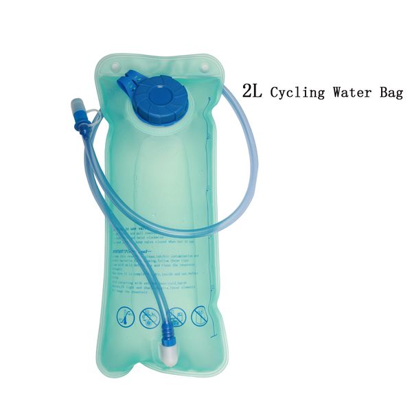 

bicycle cycling outdoor mouth water bladder bag 2l pack rucksack bag hydration blue material tpu durable cycling water