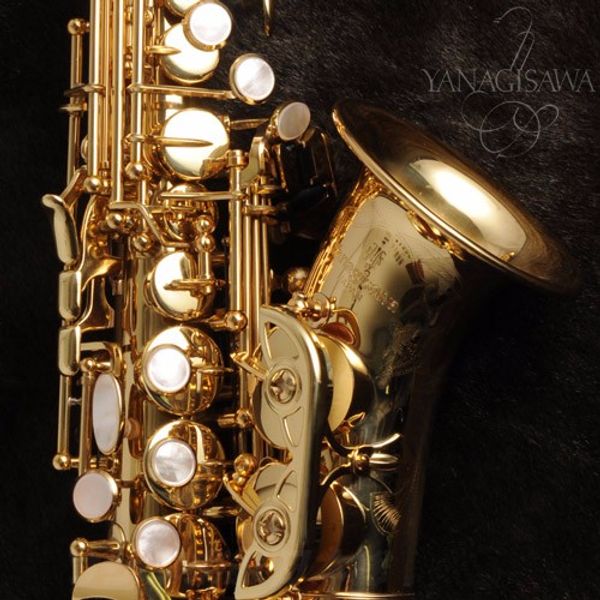 

new arrival japan yanagisawa brass gold lacquer soprano saxophone b-flat saxophone professional musical instrument fast shipping